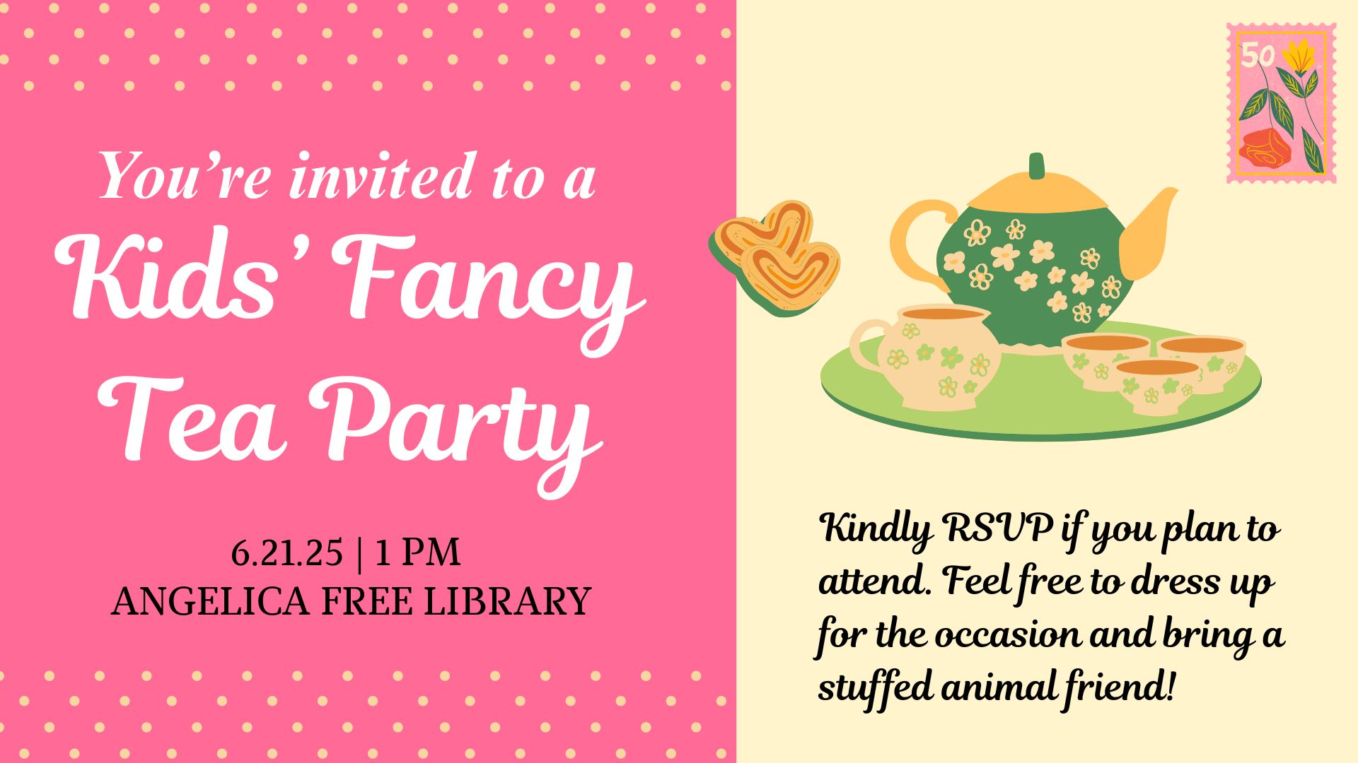 Fancy Tea Party (10) Decorative banner