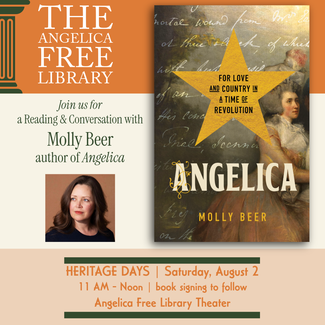 Angelica in Angelica for social media Decorative banner- See event description for text